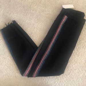 Mother Denim Jeans with Metallic Tape